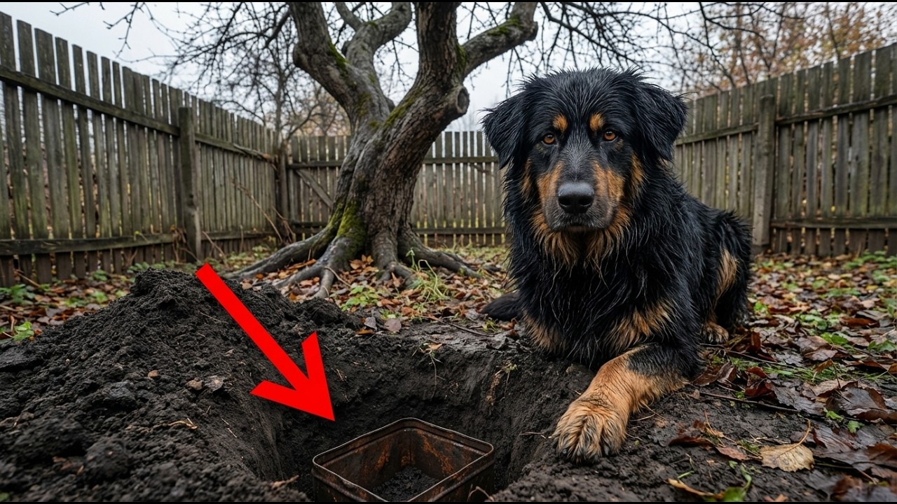 Сосед вызвал полицию на лающую собаку. Но когда приехал наряд — пёс уже откопал это