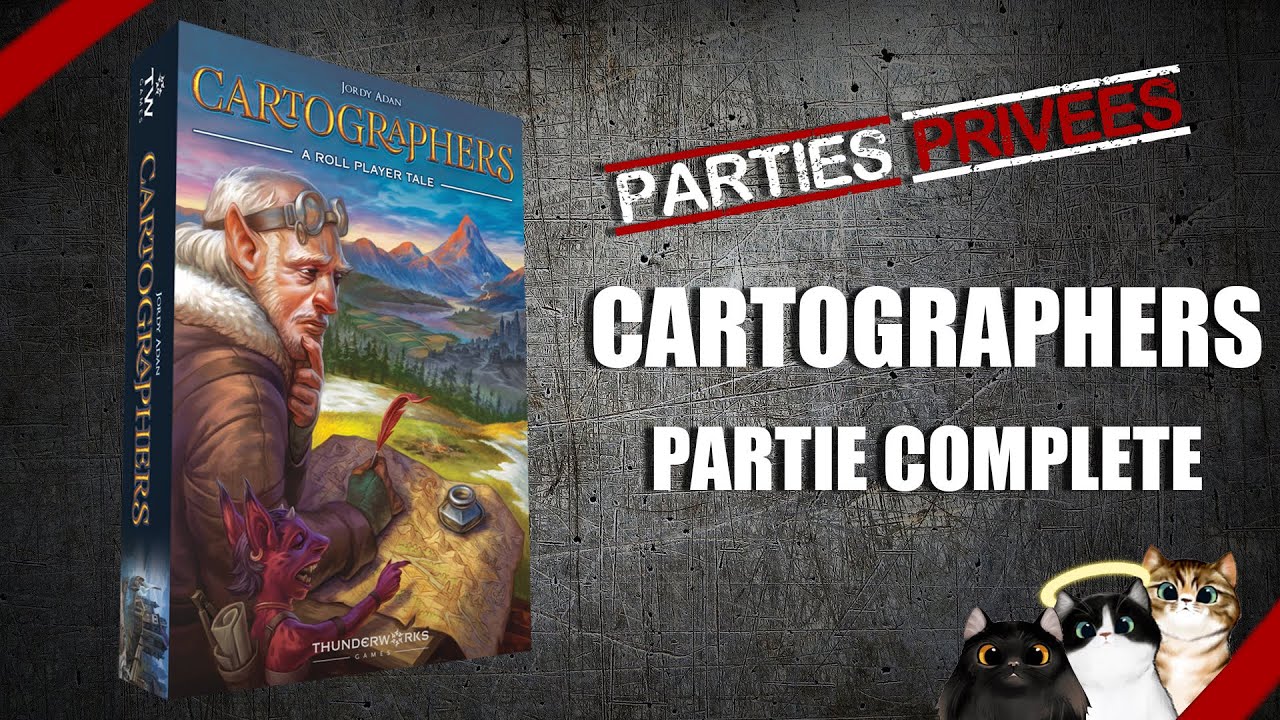 CARTOGRAPHERS : Partie complète à 2 JOUEURS | Jeu de société
