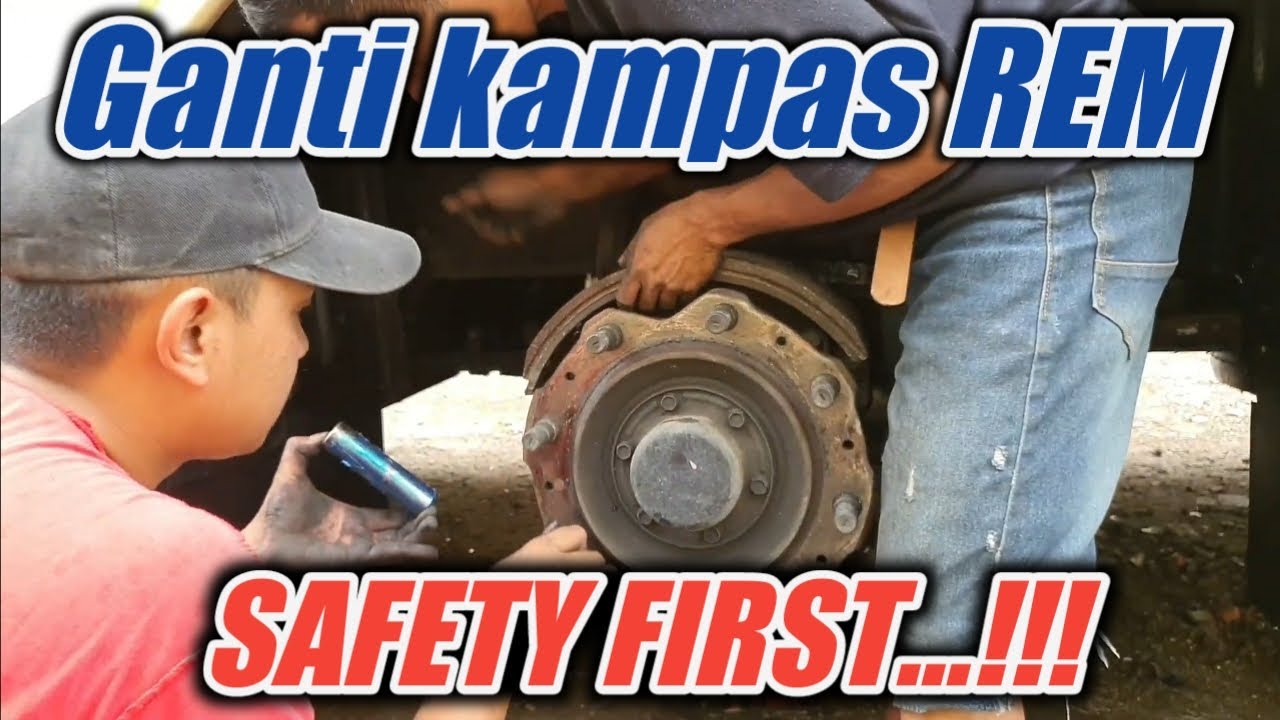Ganti Kampas Rem Bus Hino RK8 / R260