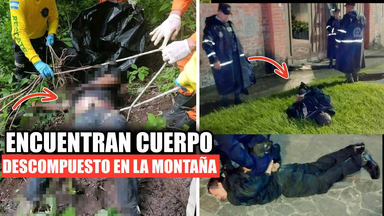 Terrible hallazgo 😱 ENCUENTRAN un CUERPØ AHORITA, lo dejaron tirado en LA MONTAÑA