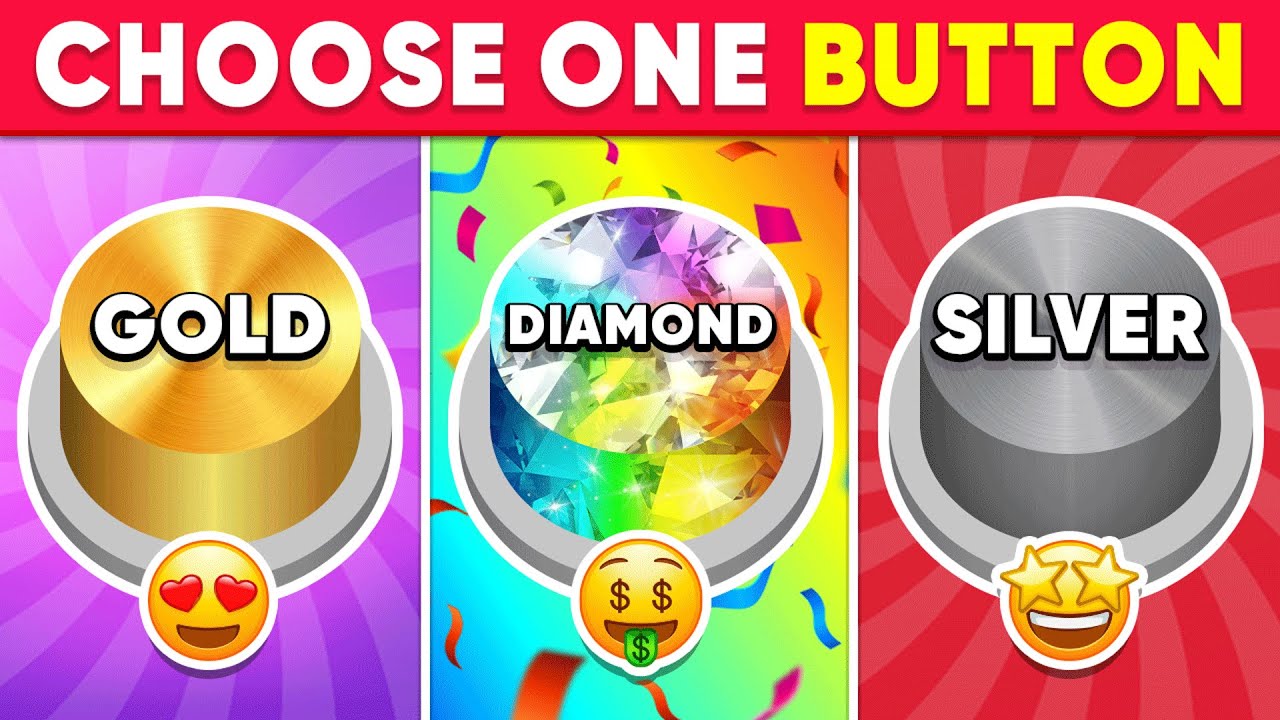 Choose One Button! Gold, Diamond or Silver Edition ⭐💎🤍 Quiz Shiba