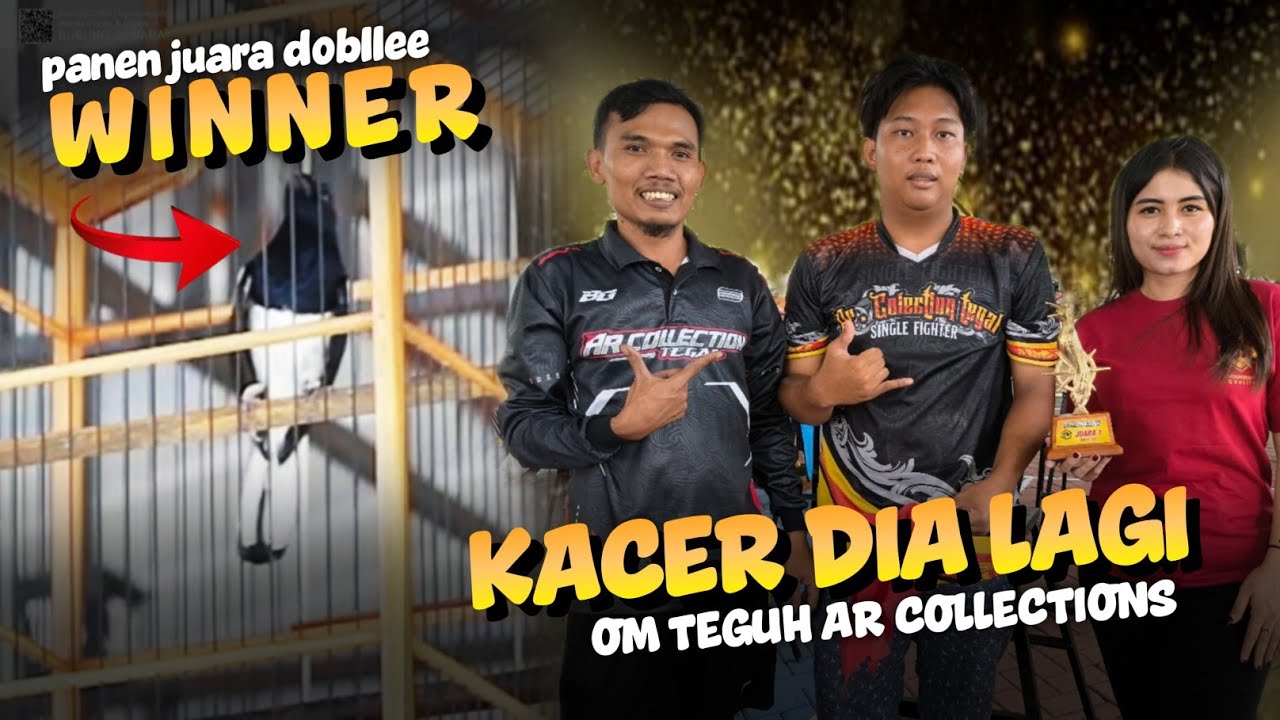 BERHASIL DOBLLE WINNER!! kacer DIA LAGI milik Mr.teguh Ar colletions boronh juara 1 boru hasian