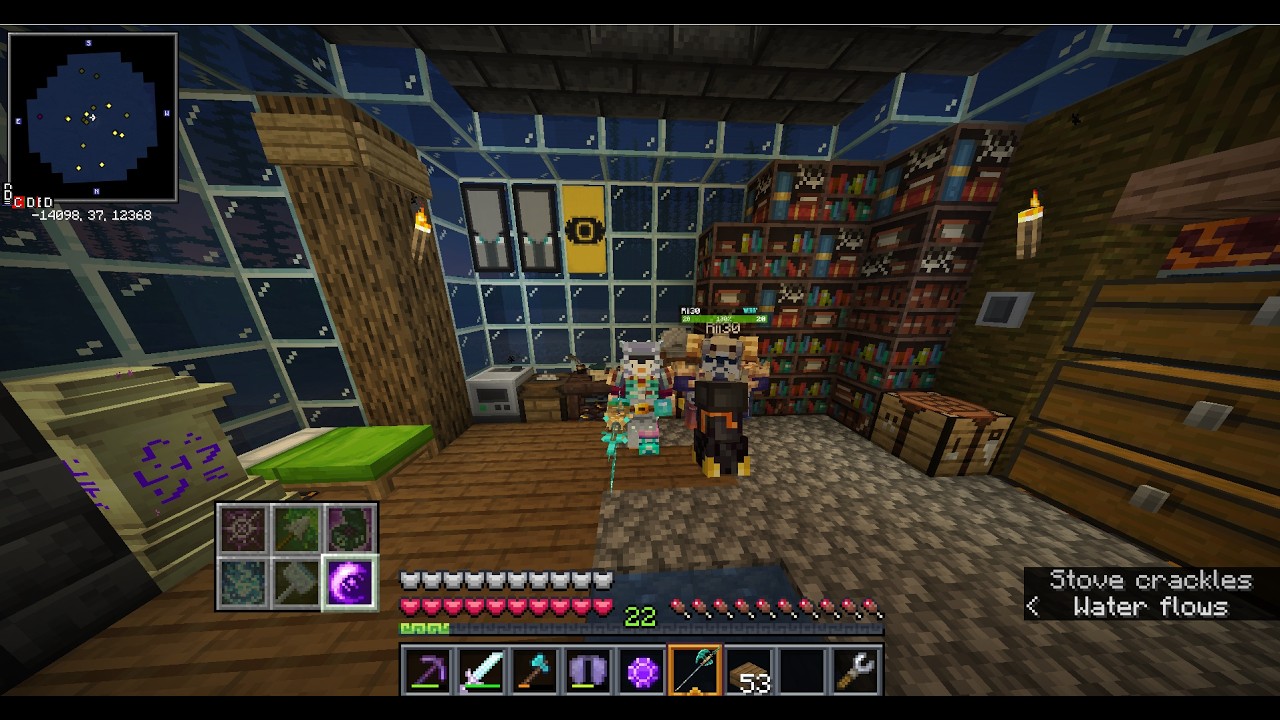 Playing horror mods (dawn of the flood a horror modpack) LIVE-minecraft