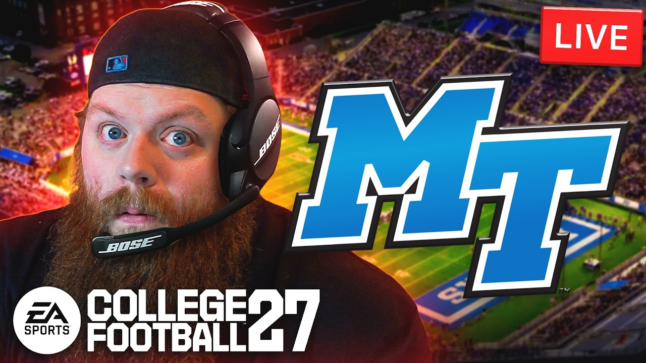MTSU DYNASTY #3 IM ON THE HOT SEAT | College Football 27