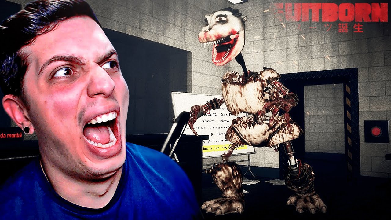 EU CRIEI O GODZILLA AFTON!! - Noite 2 | ROBLOX SUITBORN
