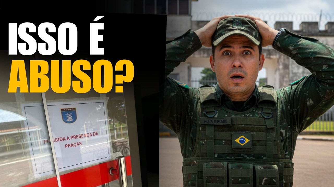 Praça das Forças Armadas não são servos ou escravos!