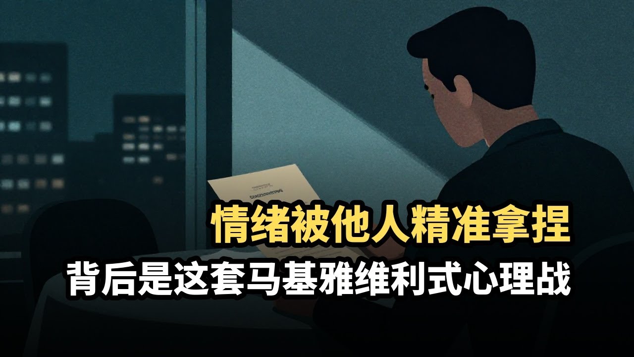 为什么你总被情绪操控？揭秘操控者从不外传的5个核心战术，看懂就能反制