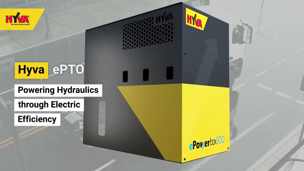 Hyva&rsquo;s ePowerBox Range - electric power Take-Offs for the commercial vehicle industry.