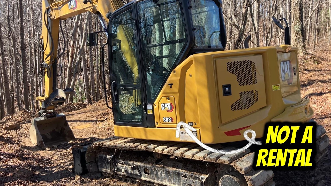 Почему я купил Caterpillar 308CR для нашего участка