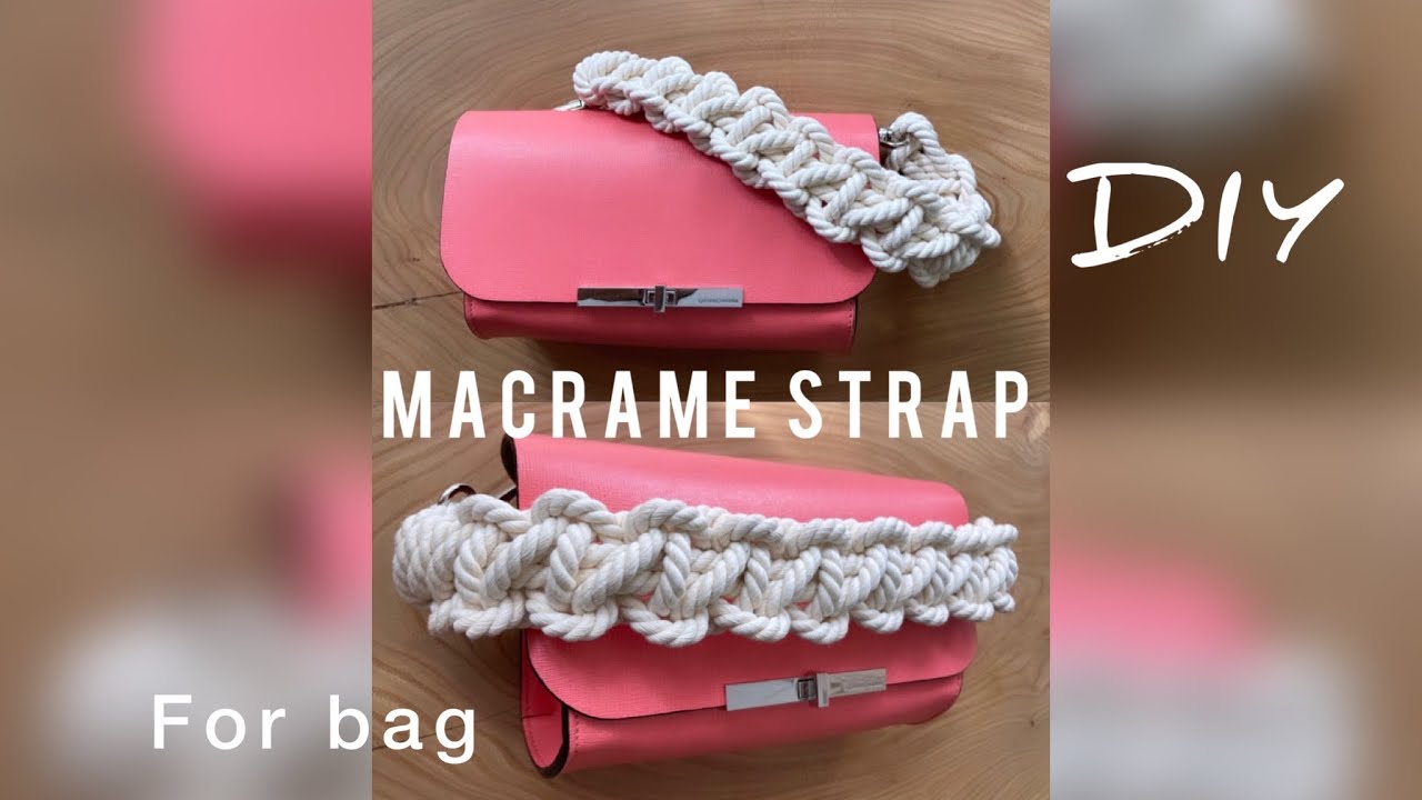 DIY: Strap for bag / macrame belt