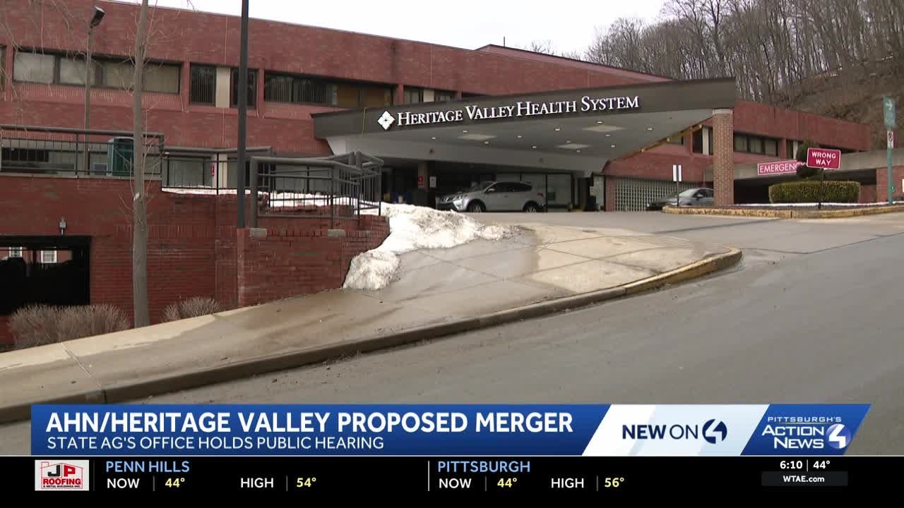 Allegheny Health Network and Heritage Valley Health System plan merger