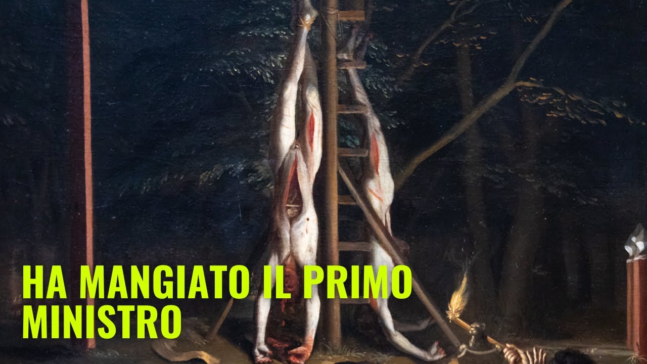Gli olandesi hanno mangiato il loro primo ministro Jan de Witt. ucciso e mangiato