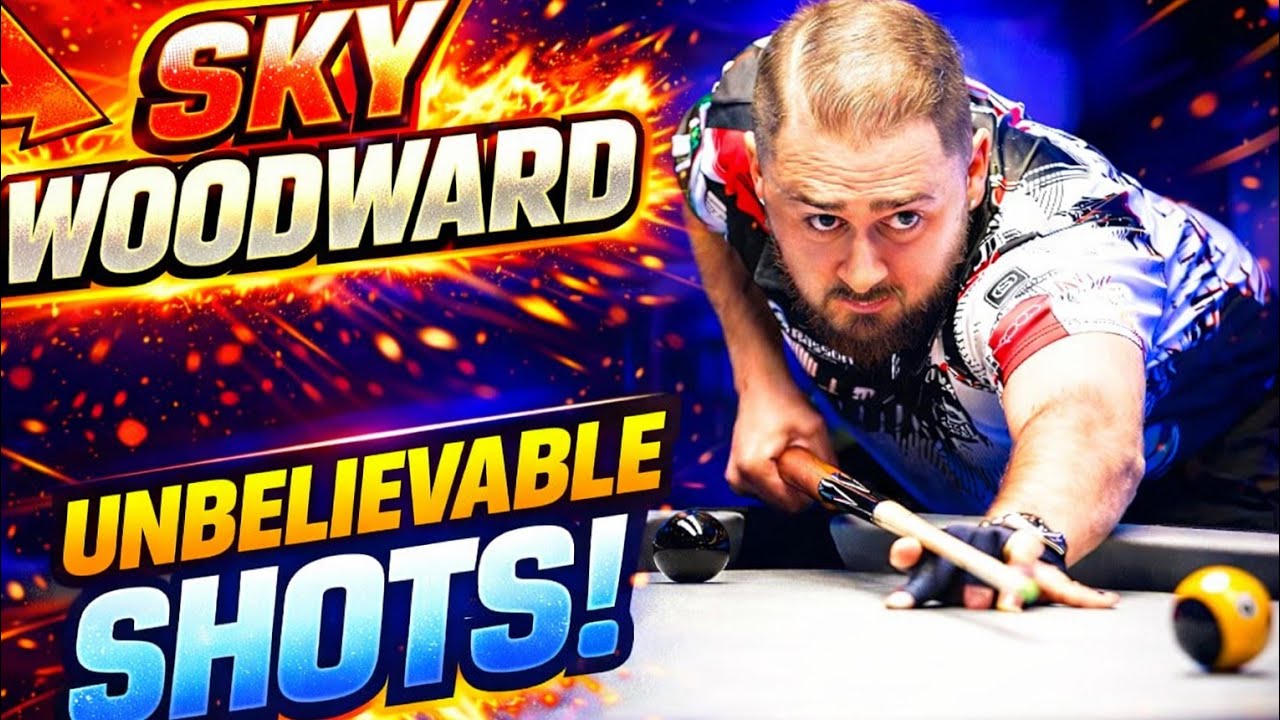 Practice With Sky Woodward #practice #billiards 