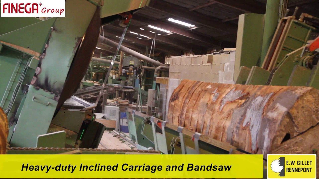 HardWood Sawmill by EW-GILLET - HERCULE Sawing Line