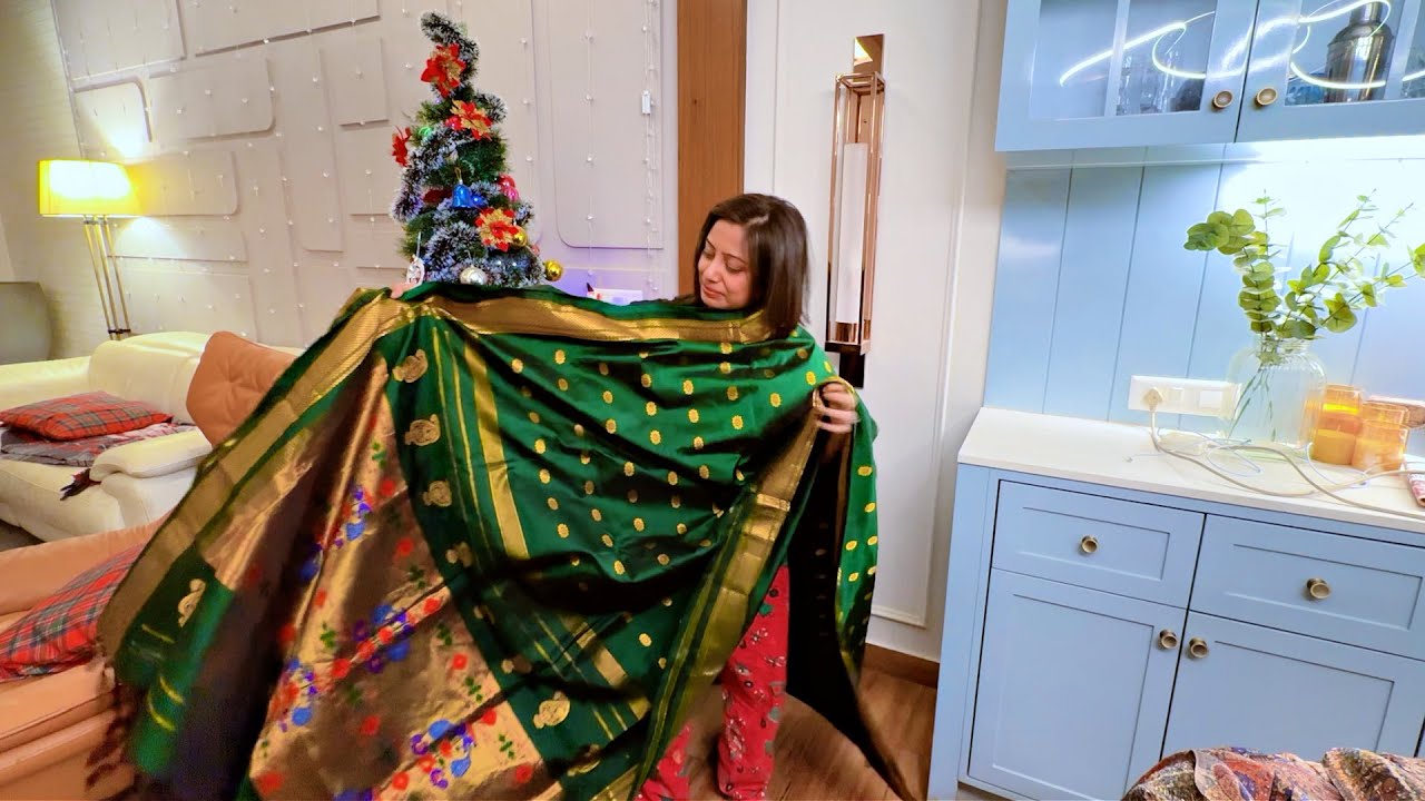 Itni Mehngi Saree Le Li? 😱 Anniversary Ka Original Paithani Unboxing! Pasmina Shopping from Kullu