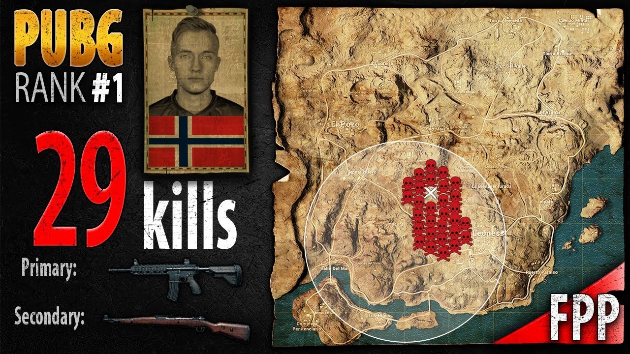 PUBG Rank 1 - jeemzz 29 kills [EU] Solo FPP - PLAYERUNKNOWN'S BATTLEGROUNDS