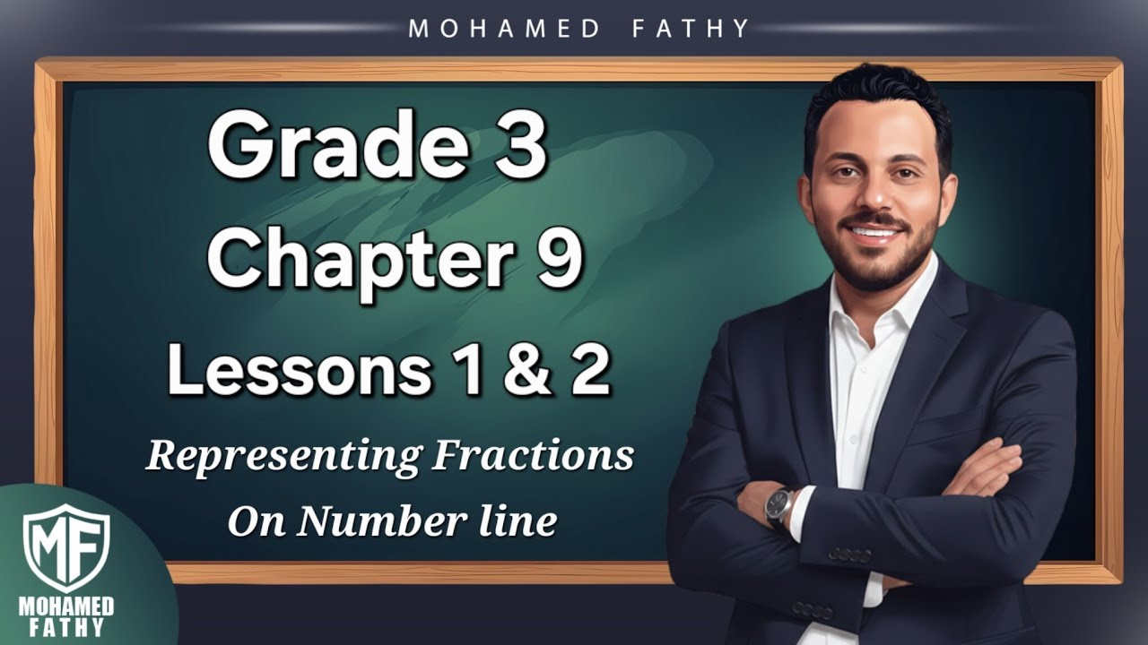 Grade 3 - 2nd term [ Chapter 9 - Lessons 1&2 ( Representing Fractions On Number Line ) ]