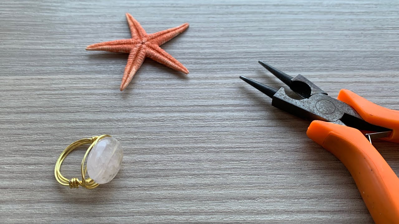 Kolay Yüzük Yapımı 💍🍀✨ Tel Yüzük Yapımı | Doğal Taş ile Yüzük | Wire Ring #telyüzük