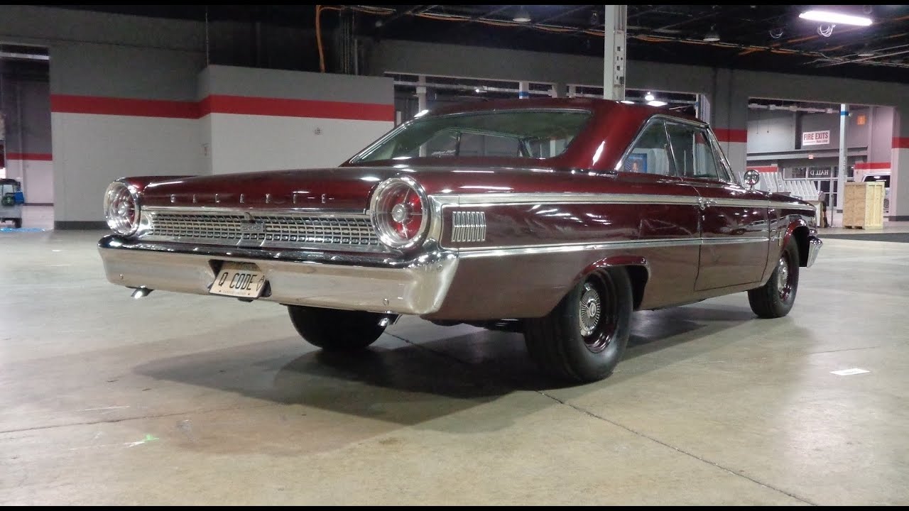 Ford Galaxie 500 1963 года с двигателем ½ 427 CI в цвете Black Cherry. История моей машины с Лу К...