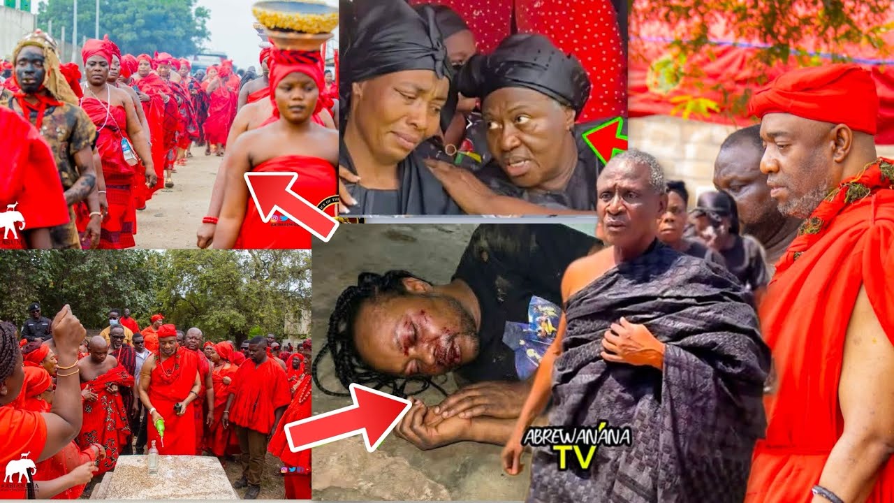 ASEM ABA😭 Ga Queens of Chiefs open first Sacrifices of Daddy Lumba buried body at East Legon House
