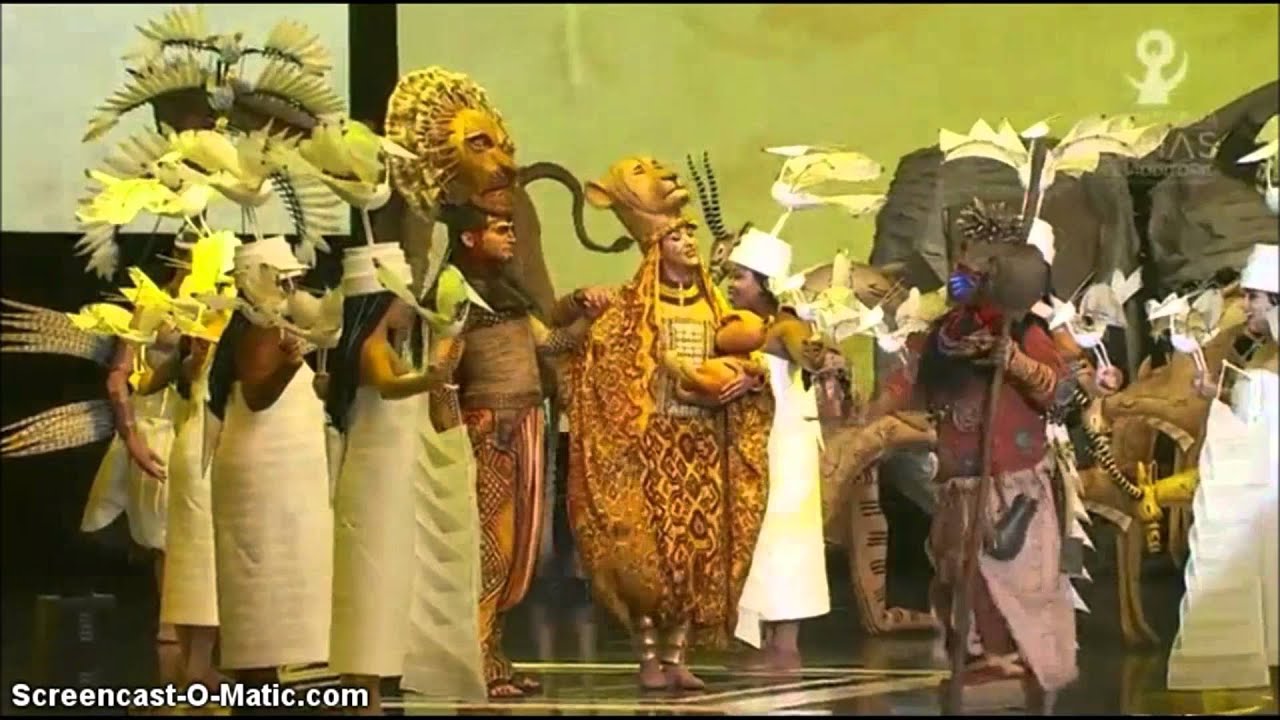 El Rey Leon en las Lunas del Auditorio