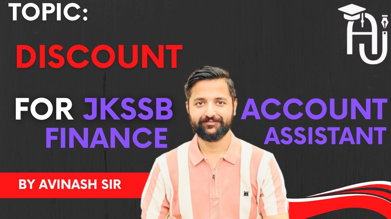 DISCOUNT FOR FINANCE ACCOUNT ASSISTANT |FAA |JKSSB |