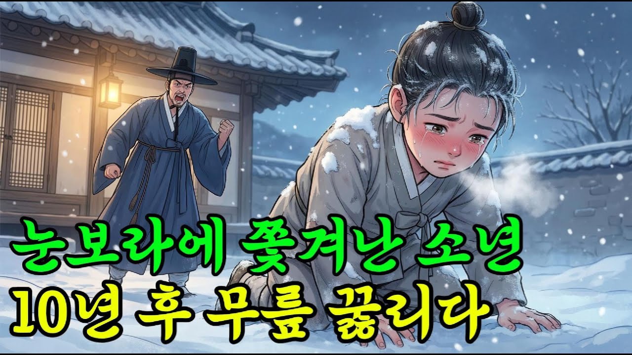 눈보라 속에서 친삼촌에게 쫓겨난 소년, 10년 후 무릎 꿇리다 [야담/설화/민담/옛날이야기]