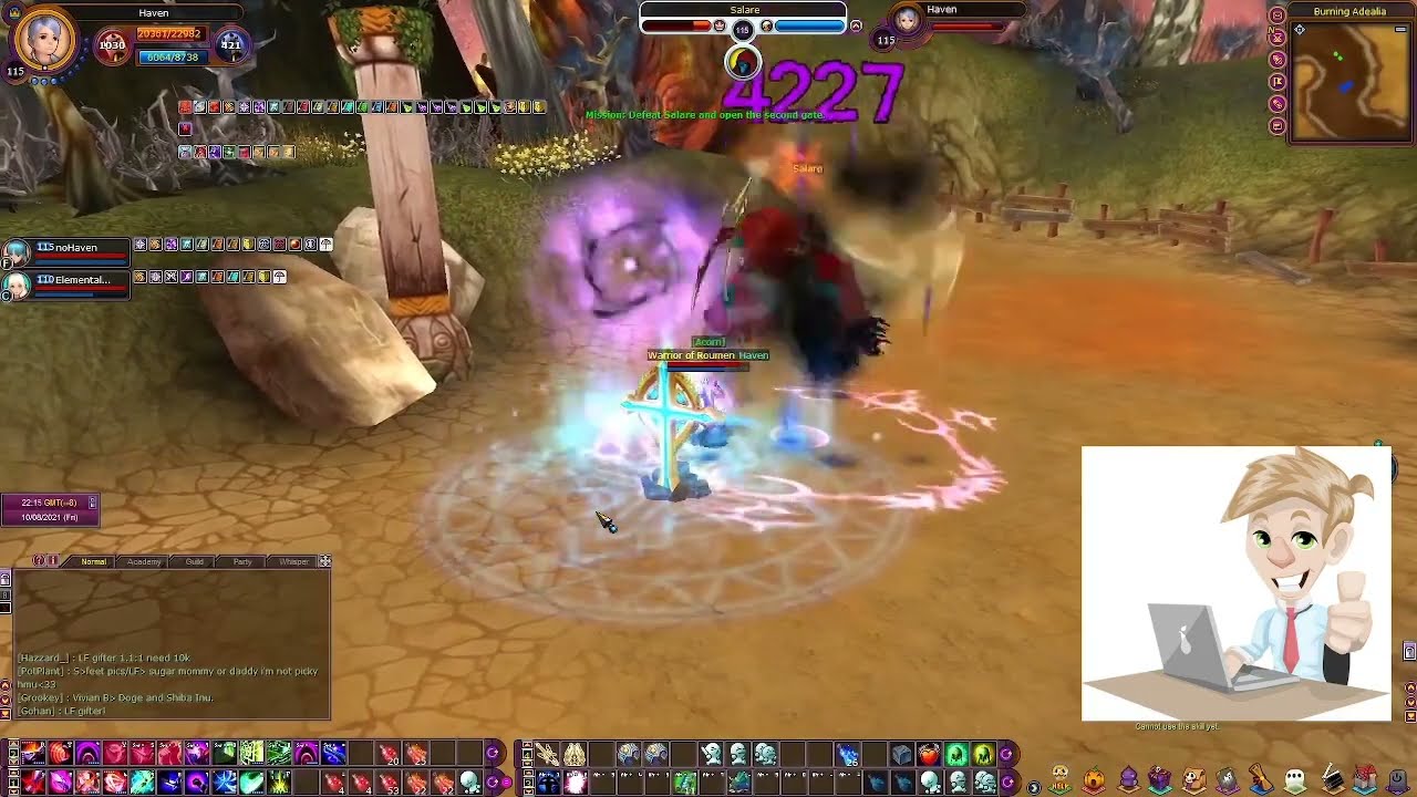Fiesta Online: BRENNENDES ADELIA! (Reaktion) Salare Eglack farmen Ordensritter 115 NA Fiesta 2023