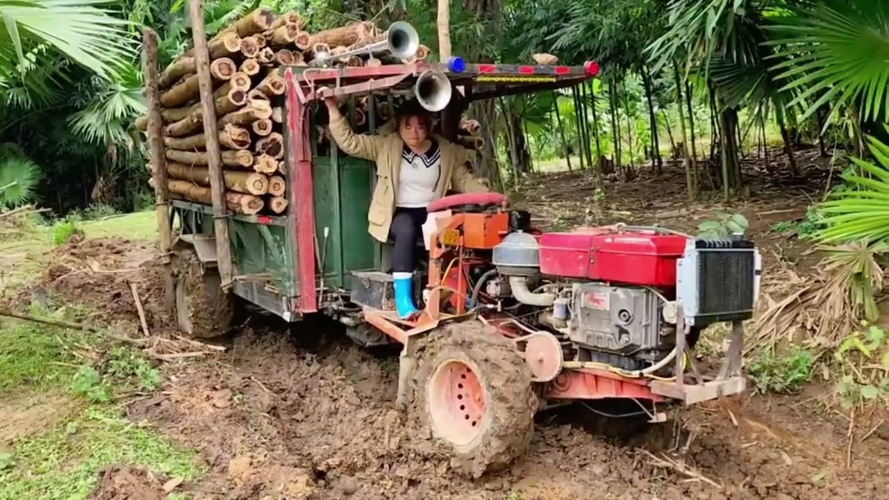 Compilation video, Agricultural vehicles, what is this guy doing?