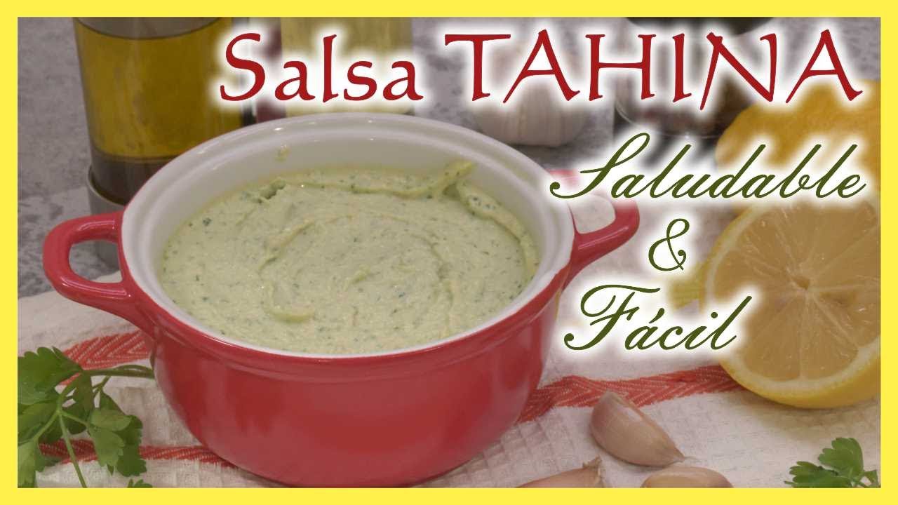 Receta Salsa TAHINA o TAHINI 🥙 Muy Fácil