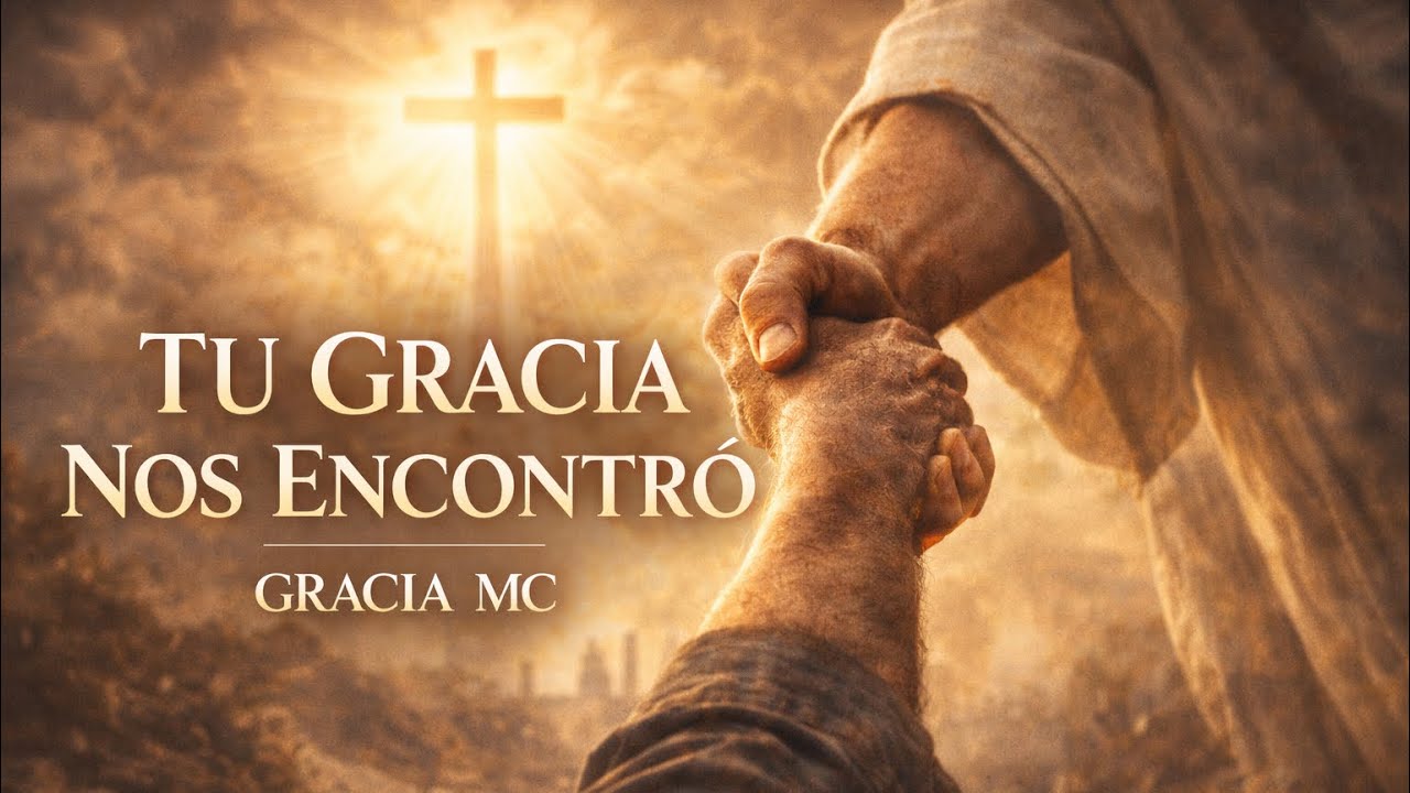Tu Gracia Nos Encontró - Adoración cristiana (Lyric video)