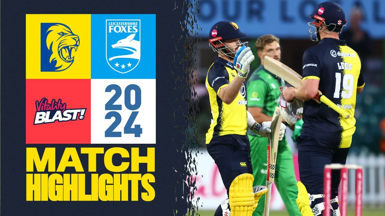 📲 Unbeaten 71* from Alex Lees guides Durham to first Vitality T20 Blast win of 2024 | HIGHLIGHTS