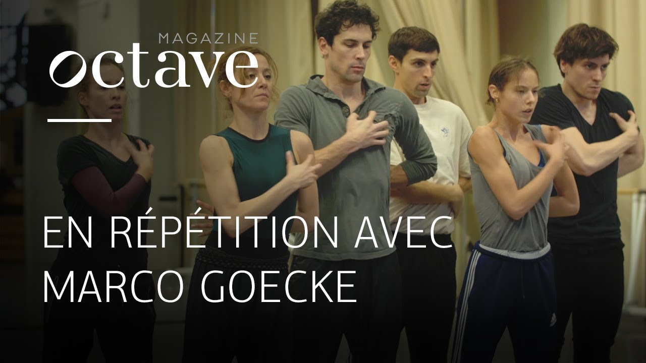 In rehearsal with Marco Goecke at the Paris Opera