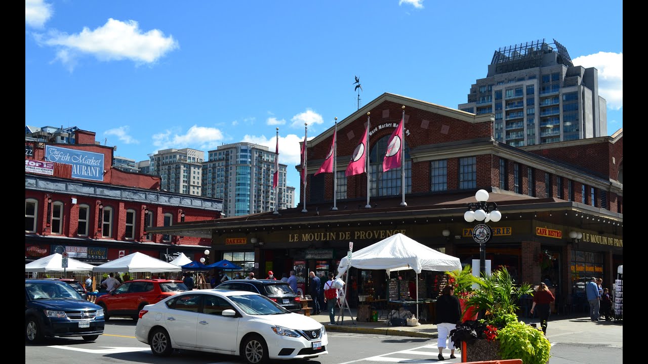 Ottawa ByWard Market, walk through ByWard Market Square downtown Capital of Canada #gezencouple