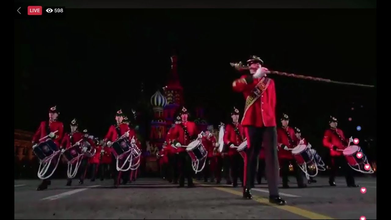 BIYB performance at the Spasskaya Tower Music Festival, Red Square, Moscow 2018