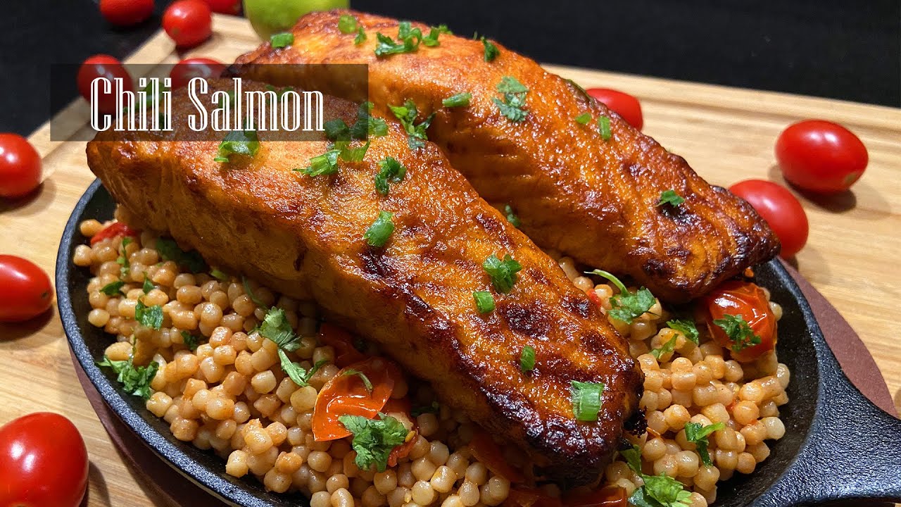 Air Fryer Chili Salmon || Sweet and Spicy chili Salmon Recipe - RKC