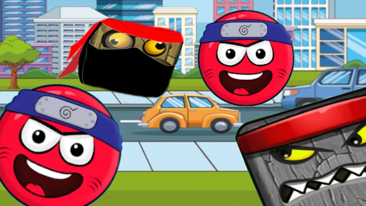 Red Ninja Hero 4 : Ball Bounce Adventure Full Gameplay No Comentary