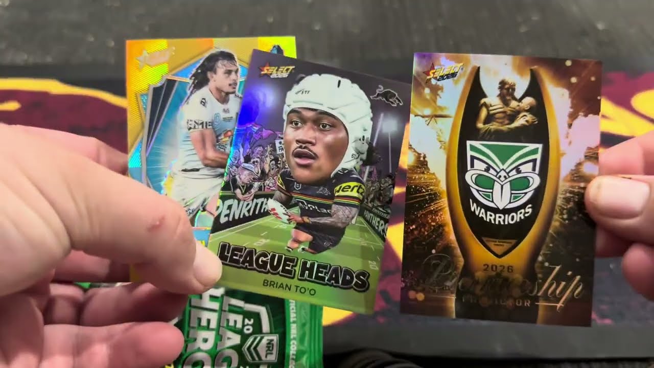 2026 NRL league heroes, opening 10 packs from a newsagent (5/3/26)