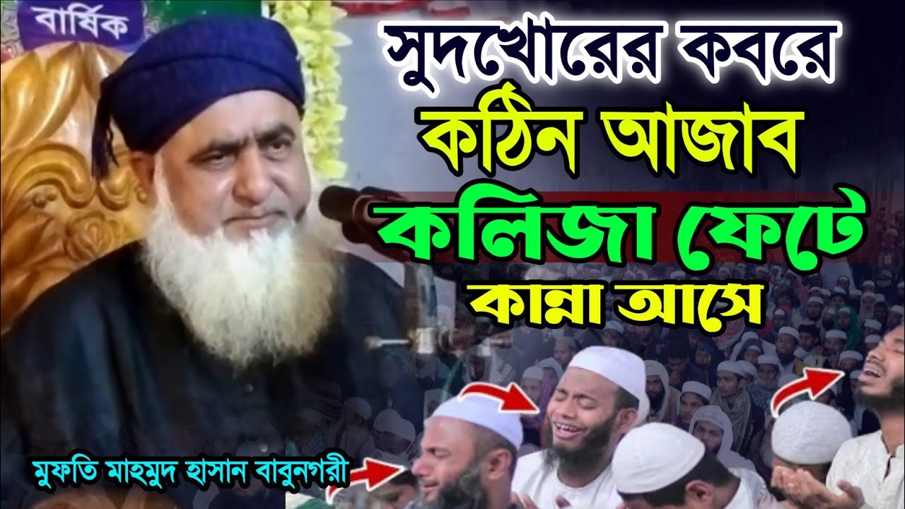 কবরের বয়ানে কান্না ধরে রাখা যায় না, মুফতি মাহমুদ হাসান বাবুনগরীর নতুন ওয়াজ ২০২৩। New Bangla Waz.