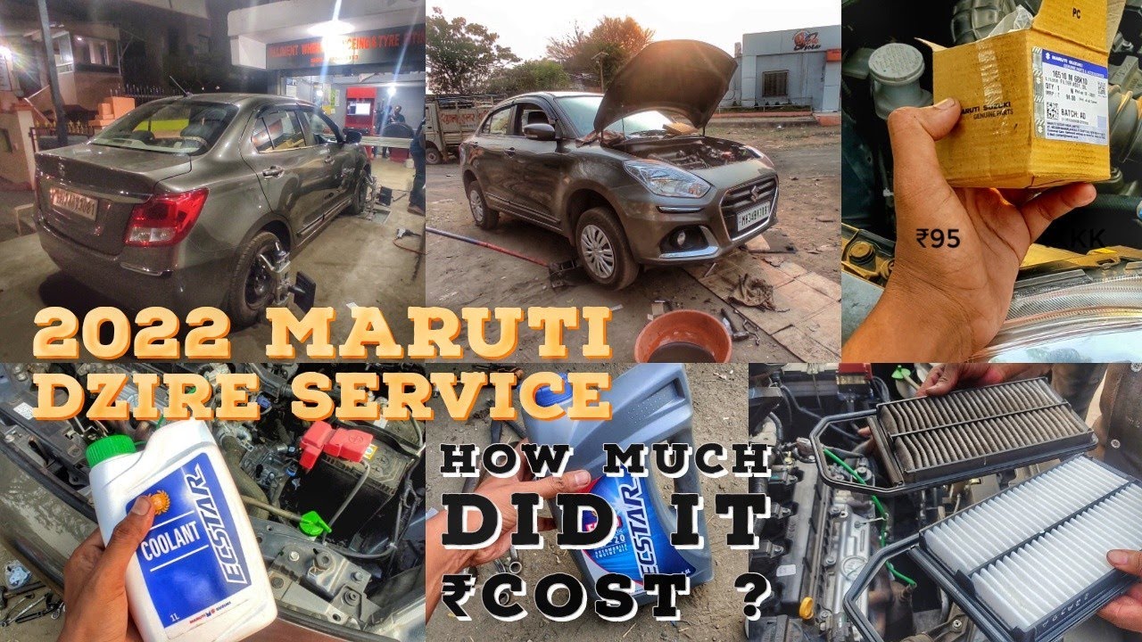 Maruti Dzire vxi car Service | सर्विसिंग में कितना खर्चा आता है ?