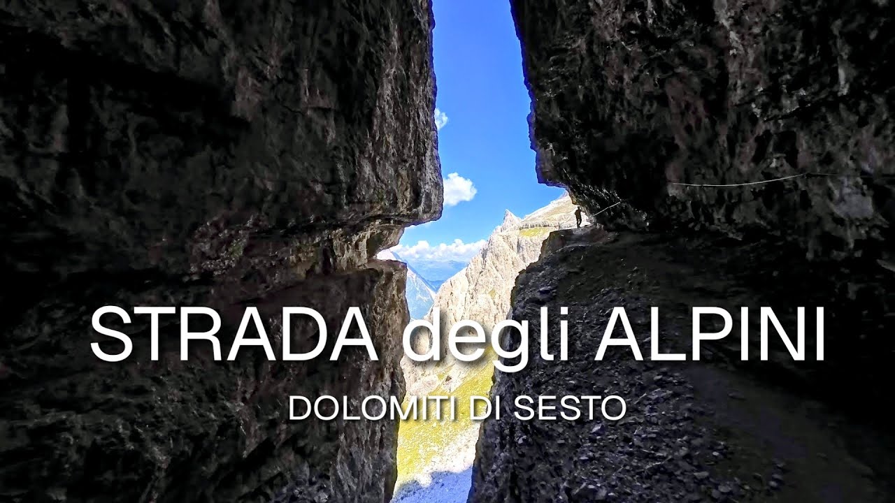 Strada degli Alpini - un balcone sospeso sulle Dolomiti di Sesto