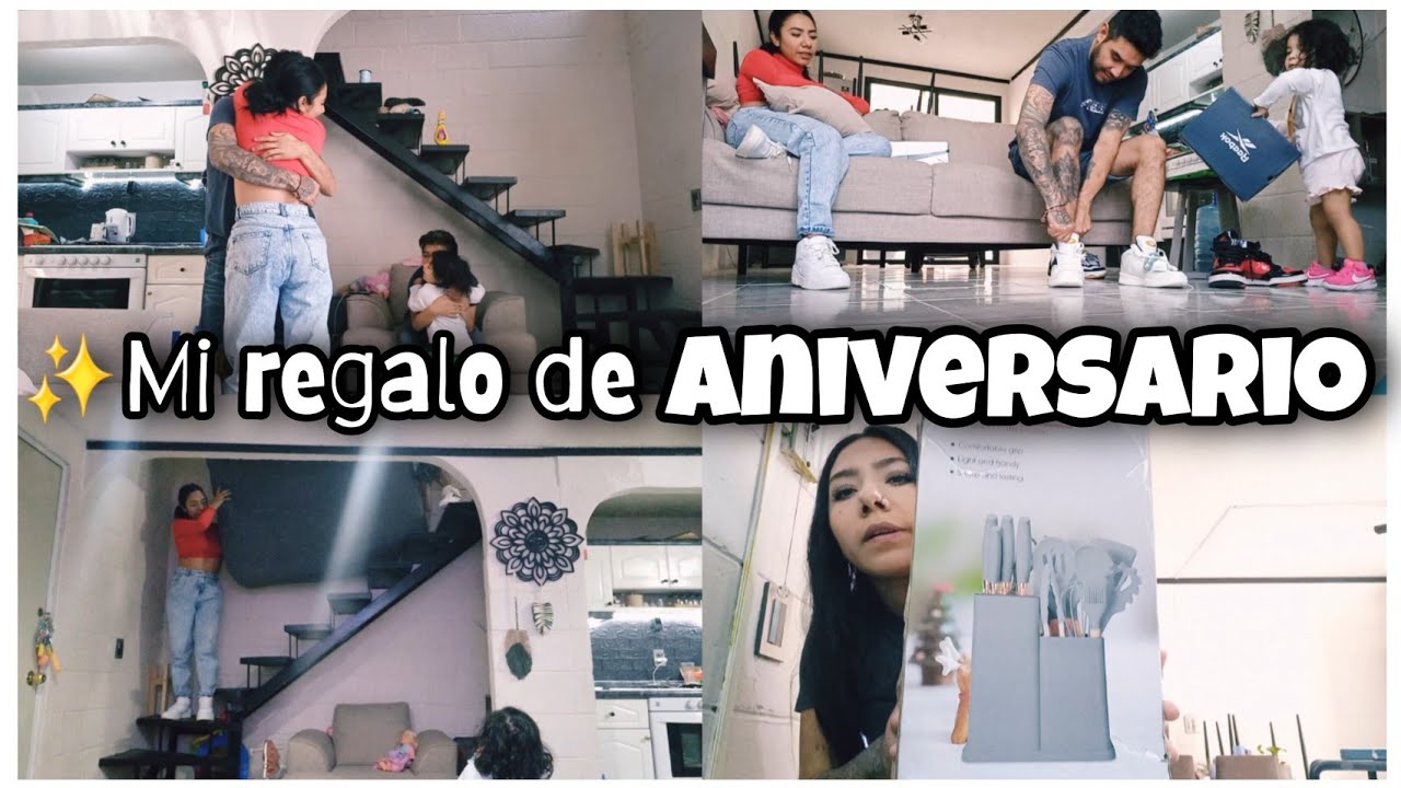 NUESTRO ANIVERSARIO 🥂  LES ENSEÑO MIS REGALOS Y ALGUNAS COMPRAS ✅️| CITA DE 4 ✨️