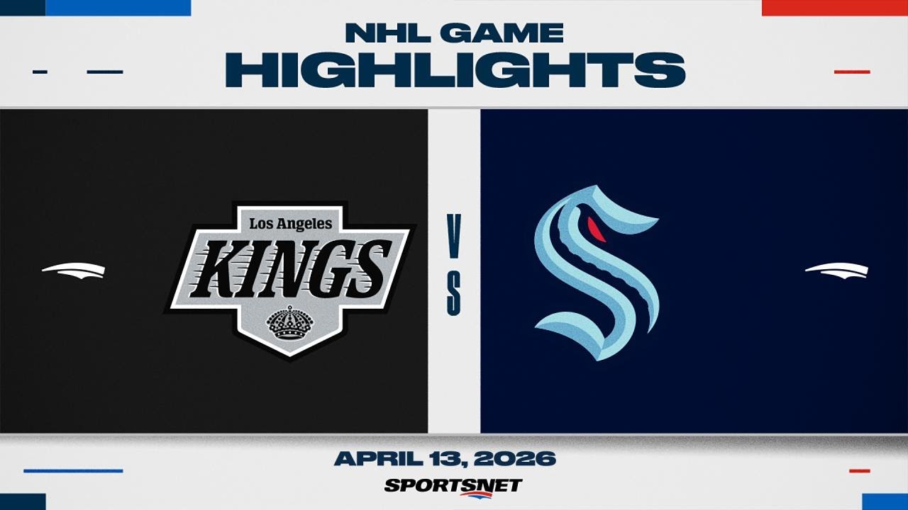 NHL Highlights | Kings vs. Kraken - April 13, 2026