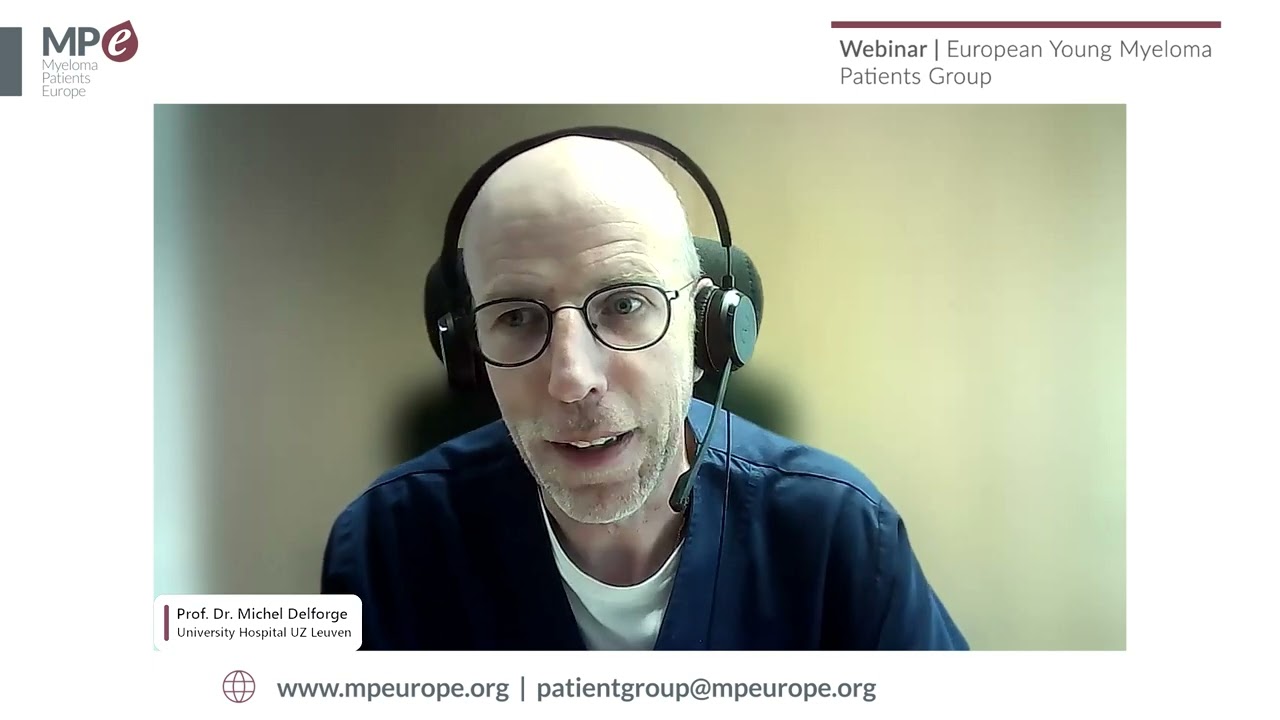 MPE webinar | Disease and treatment specificities for young myeloma patients