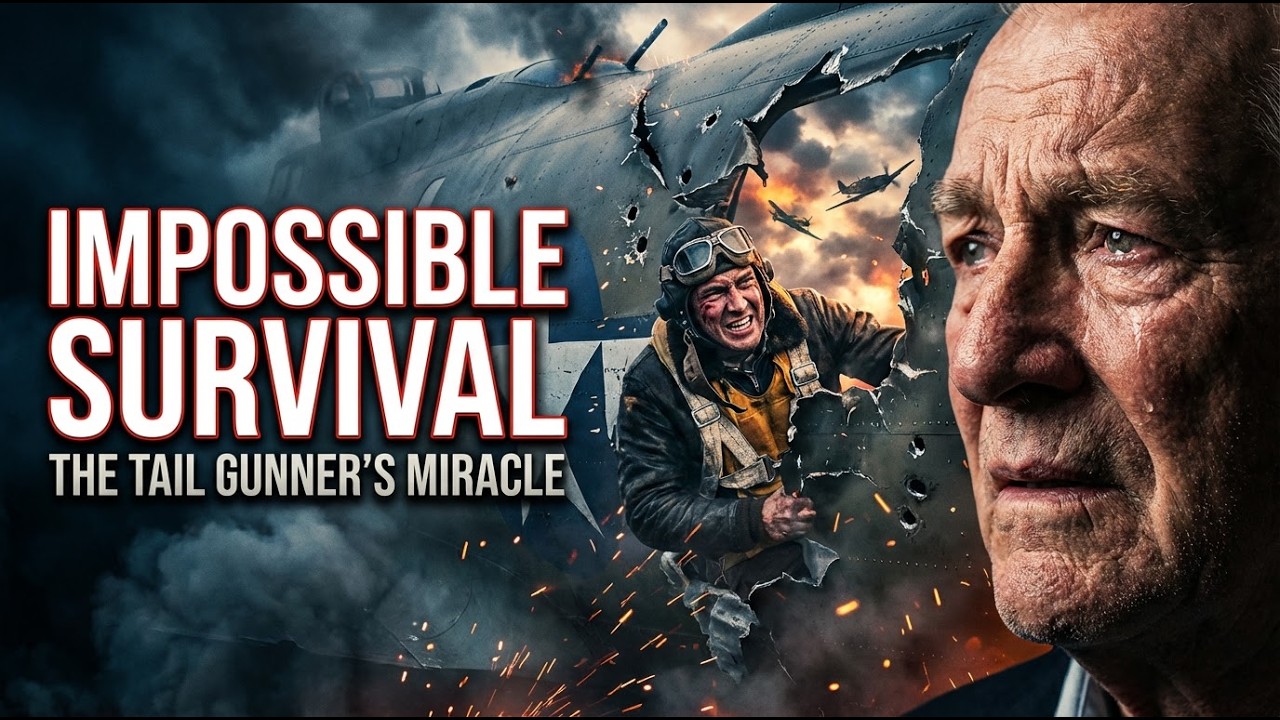 B-17 Gunner Falls 4 Miles Without Parachute vs German Fighter Jets with 