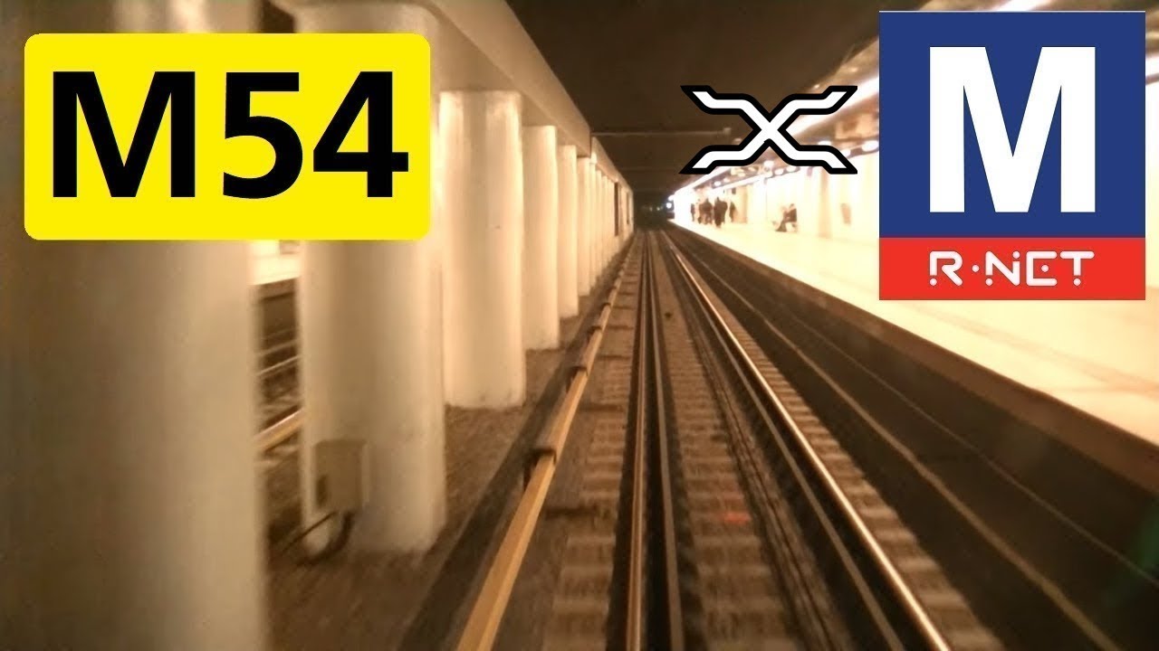 🚇 GVB R-net Amsterdam Metrolijn 54 Cabinerit Centraal Station - Gein Driver's view POV