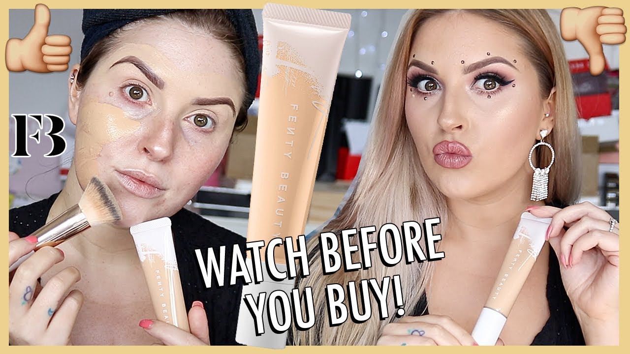 over hyped?? 😓 FENTY hydrating foundation review + FIRST IMPRESSIONS