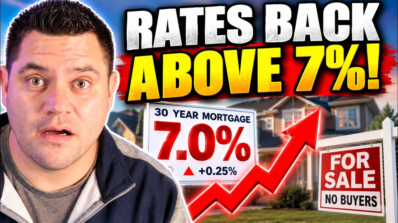 Mortgage Rates EXPLODE Past 7% - Millions Can't Afford Homes Anymore