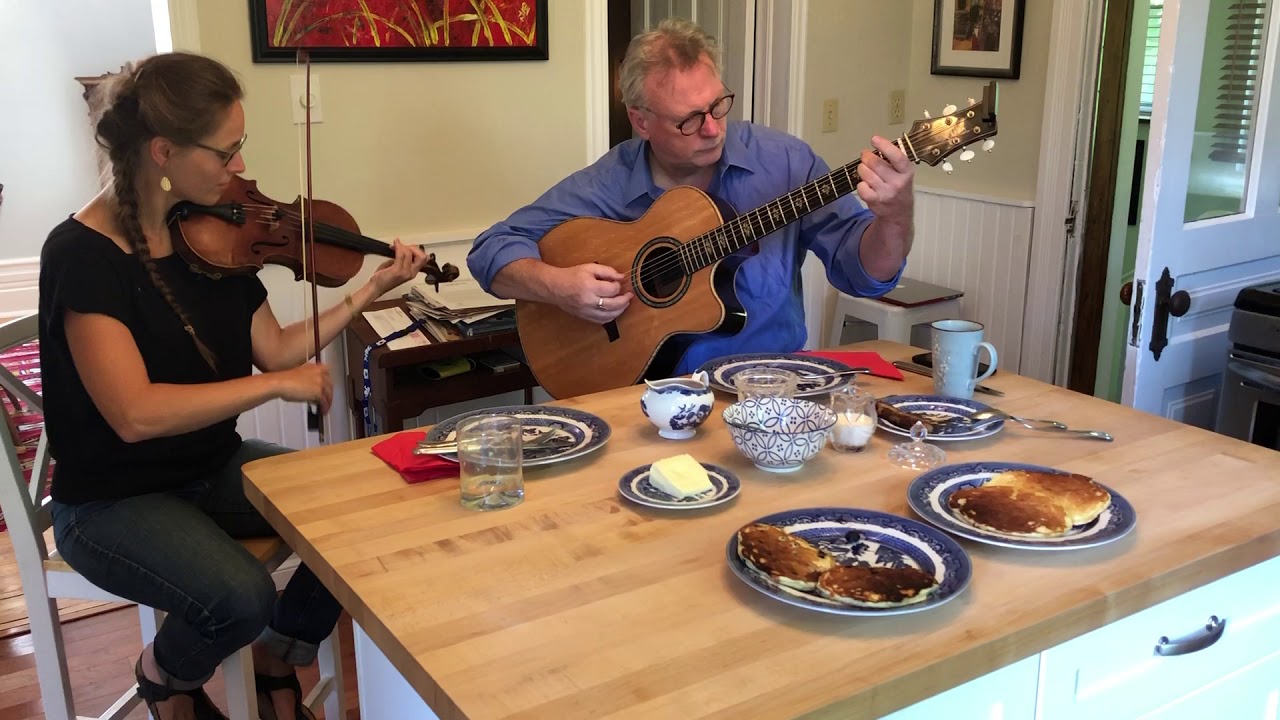 Goderich Celtic Roots Festival house guests - Tony McManus and Julia Toaspern