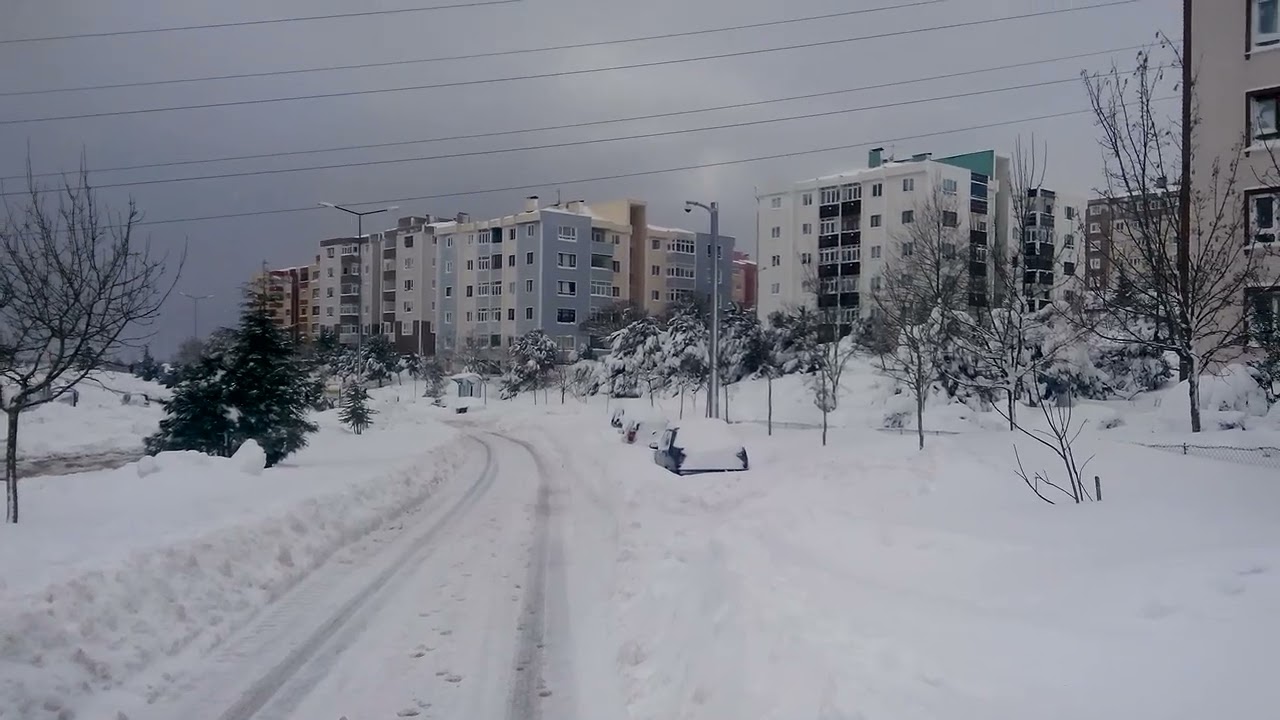 İlimtepe'de Kar ( Kocaeli) Ocak 2015